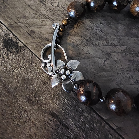 B1365 Retired Silpada Sterling Silver Bronzite Bracelet (K) SIPADA RETIRED Bronzite bracelet B1365
